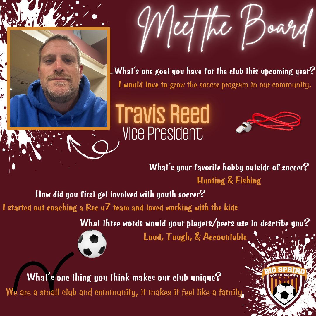 Big - 🌟 Meet the Board! 🌟 We’re excited to introduce Travis Reed, our ...