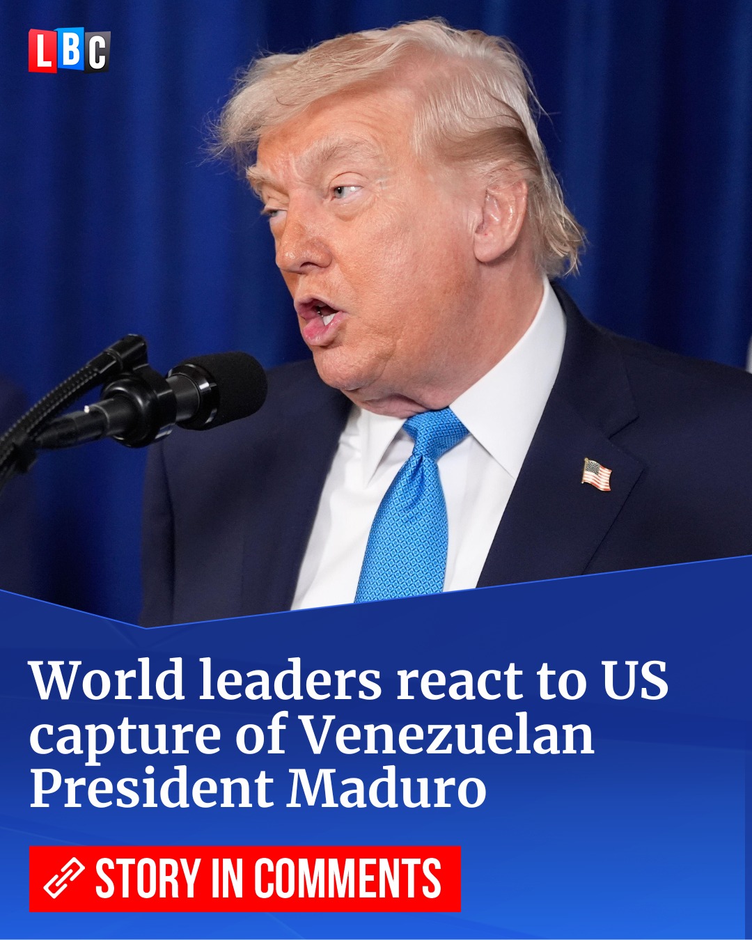 LBC - Donald Trump said the US will "run" Venezuela until there can be ...