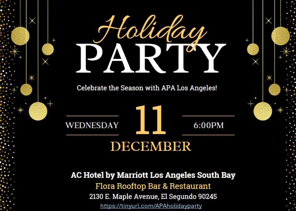 American - Save the date! APA Los Angeles is bringing you our best ...