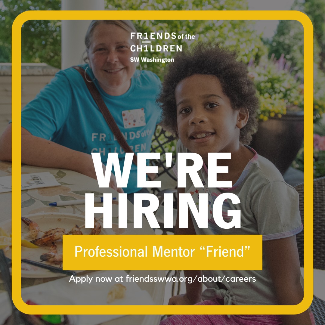 Friends - 🌟 Be a Professional Mentor with Friends of the Children 🌟 We ...