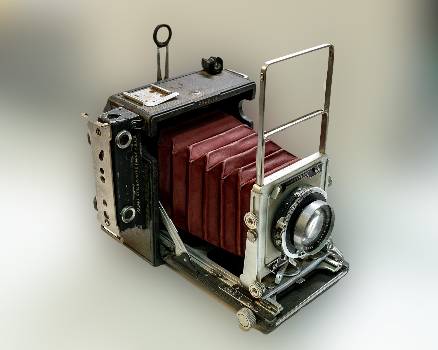 My Speed Graphic 2x3, with Kodak Ektar 101mm f4.5. A favorite in