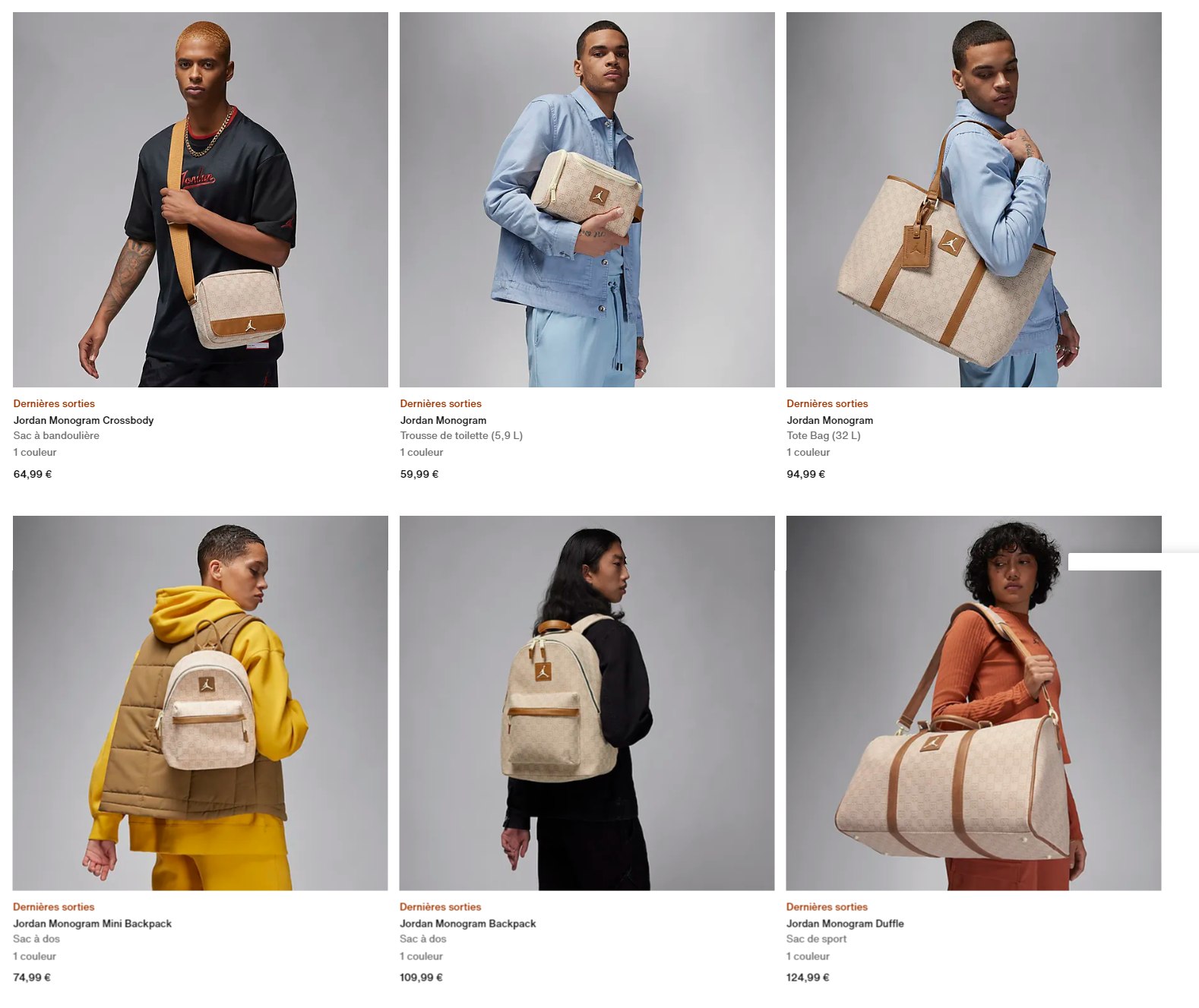 More - Jordan Monogram Bags 