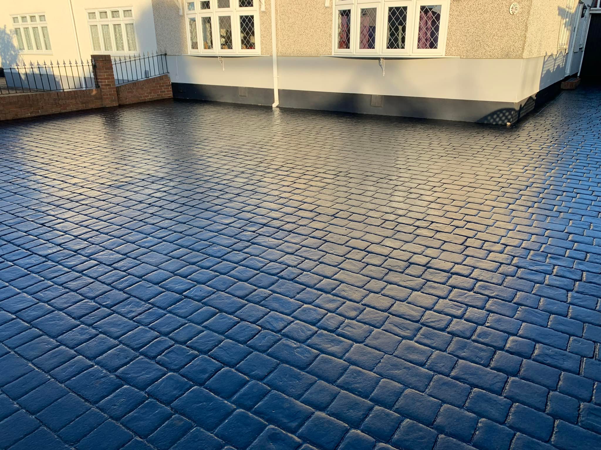 A few examples of imprinted concrete paving - Creteprint essex
