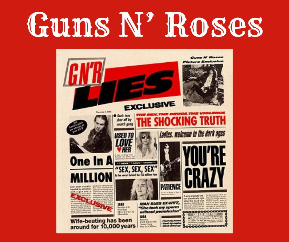 洋楽 Guns n' Roses Four Nights Of Roses 1989 April 4th, 1989 - Guns N' Roses release the single 