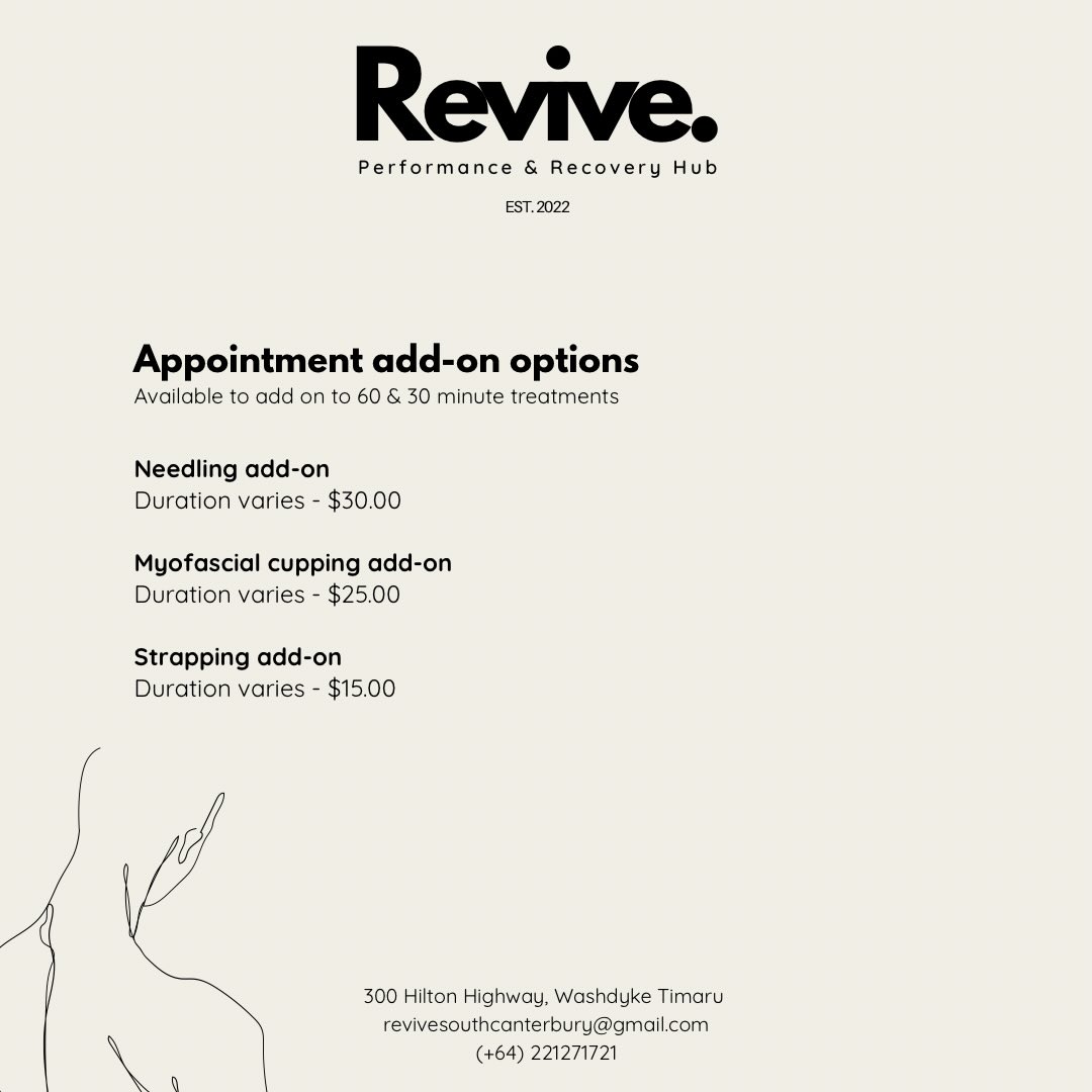 Revive - Performance & Recovery Hub | Timaru City