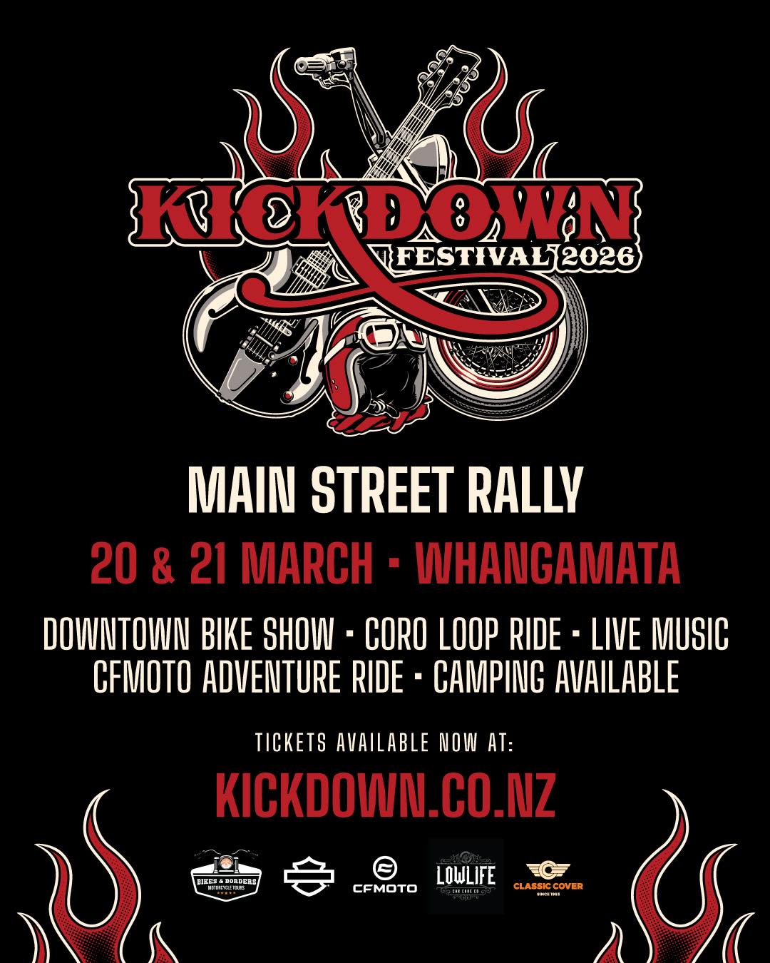 Kickdown - KICKDOWN IS BACK – DOWNTOWN 2026! 🏍️🔥 Kickdown is officially ...