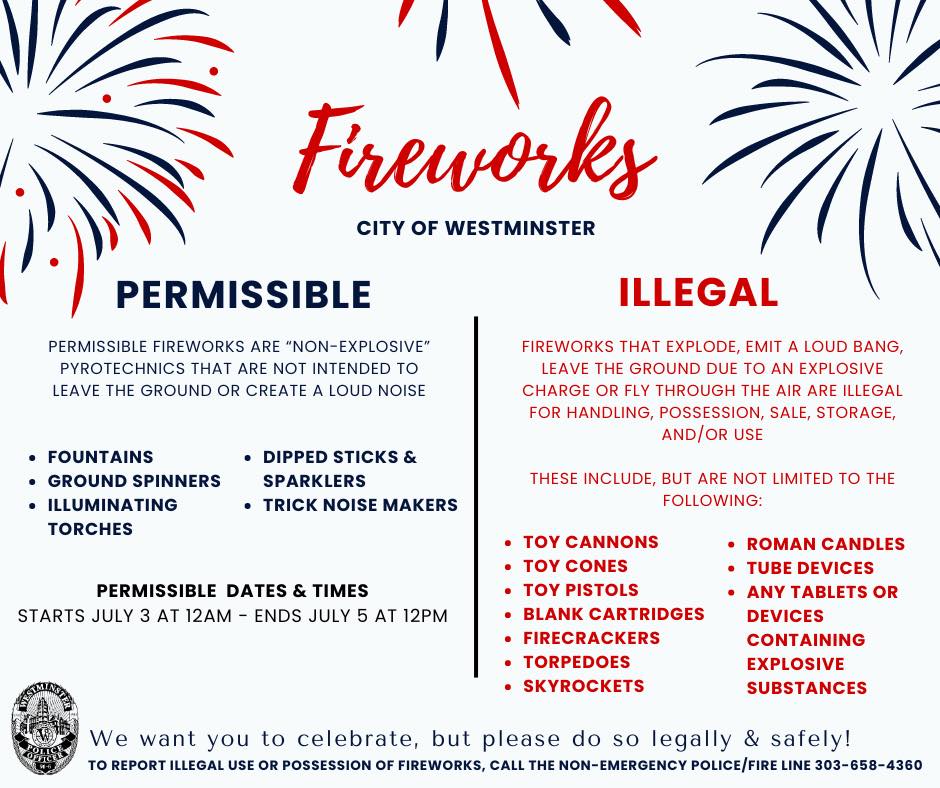 Westminster - It’s that time of year! We want everyone to enjoy the ...