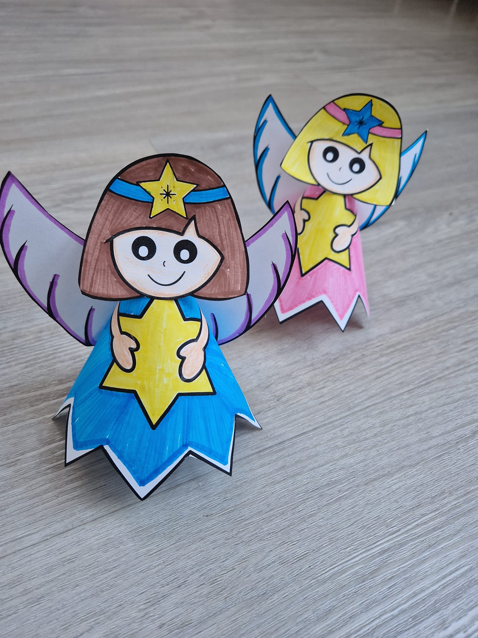 Paper Magic - Angels 😇 I made printable template for my...