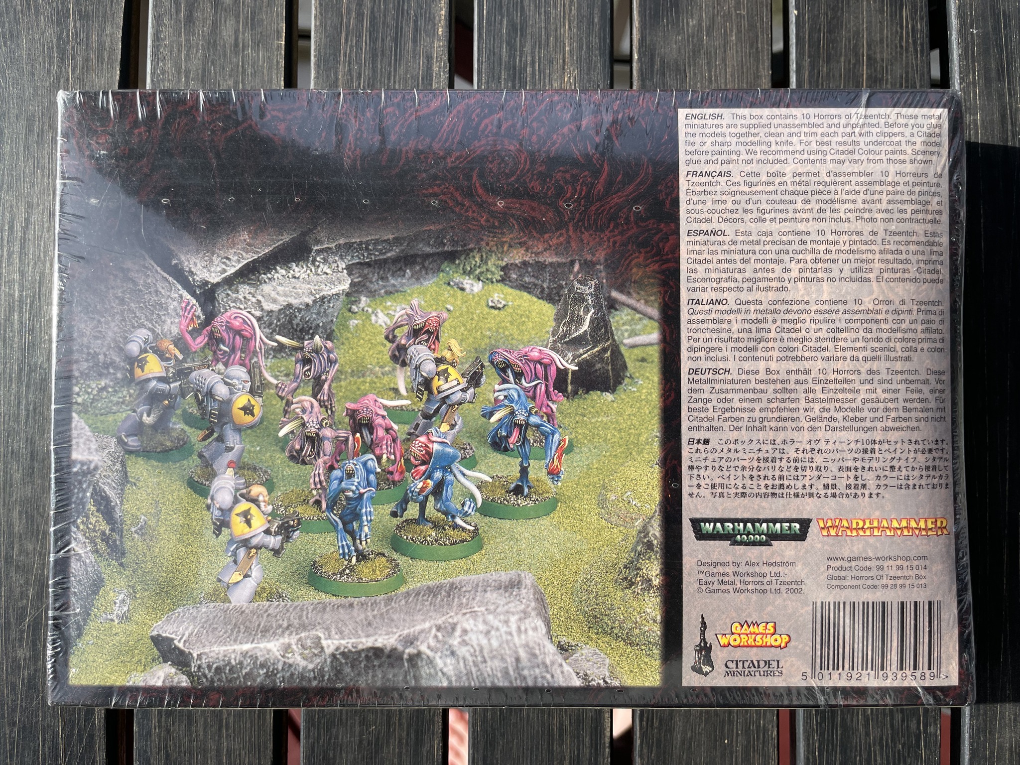 Games Workshop Warhammer 40K Blister Space Marines, Nuovo Con Scatola (Logo Verde)