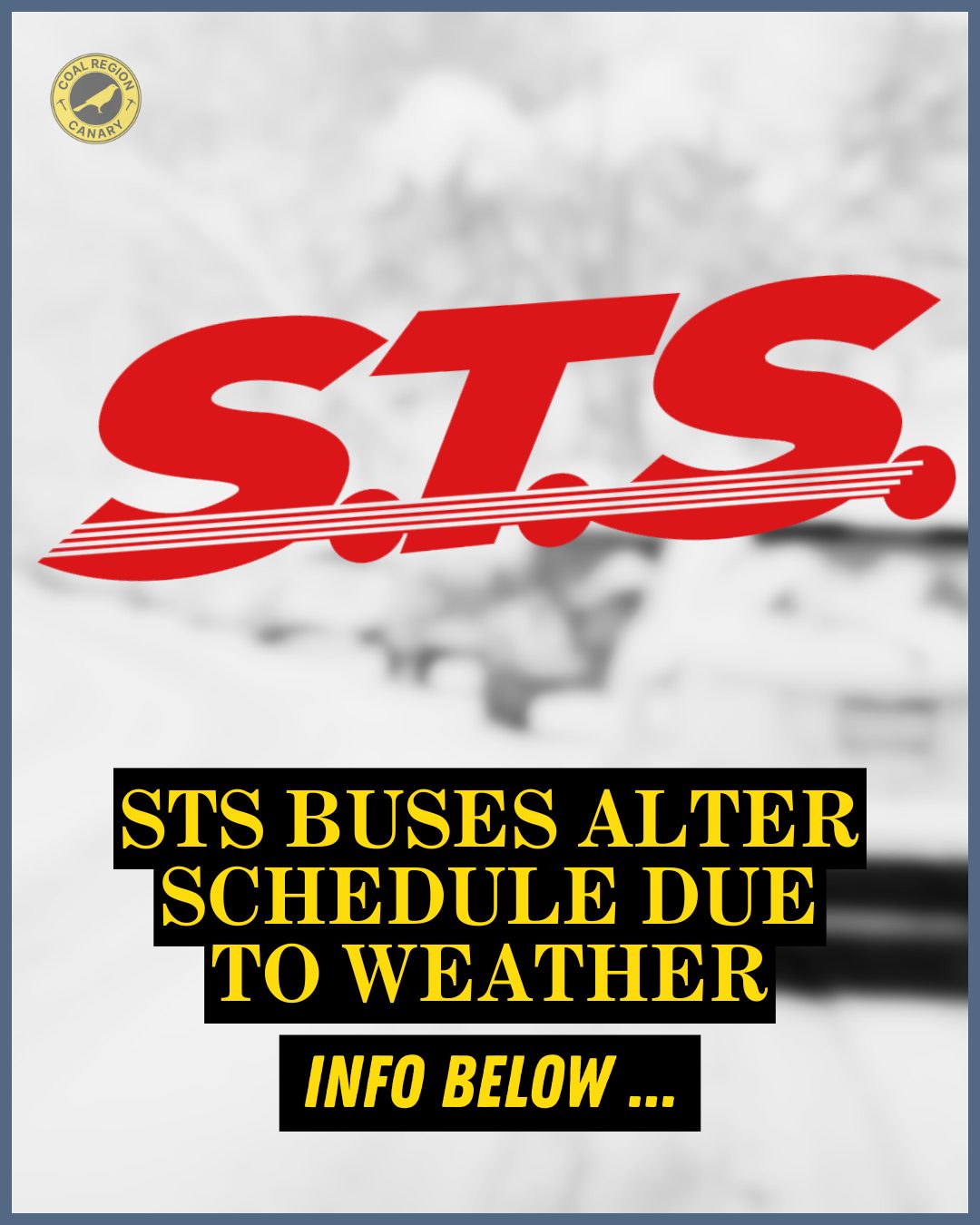 Coal - Schuylkill Transportation System (STS) is stopping service early ...