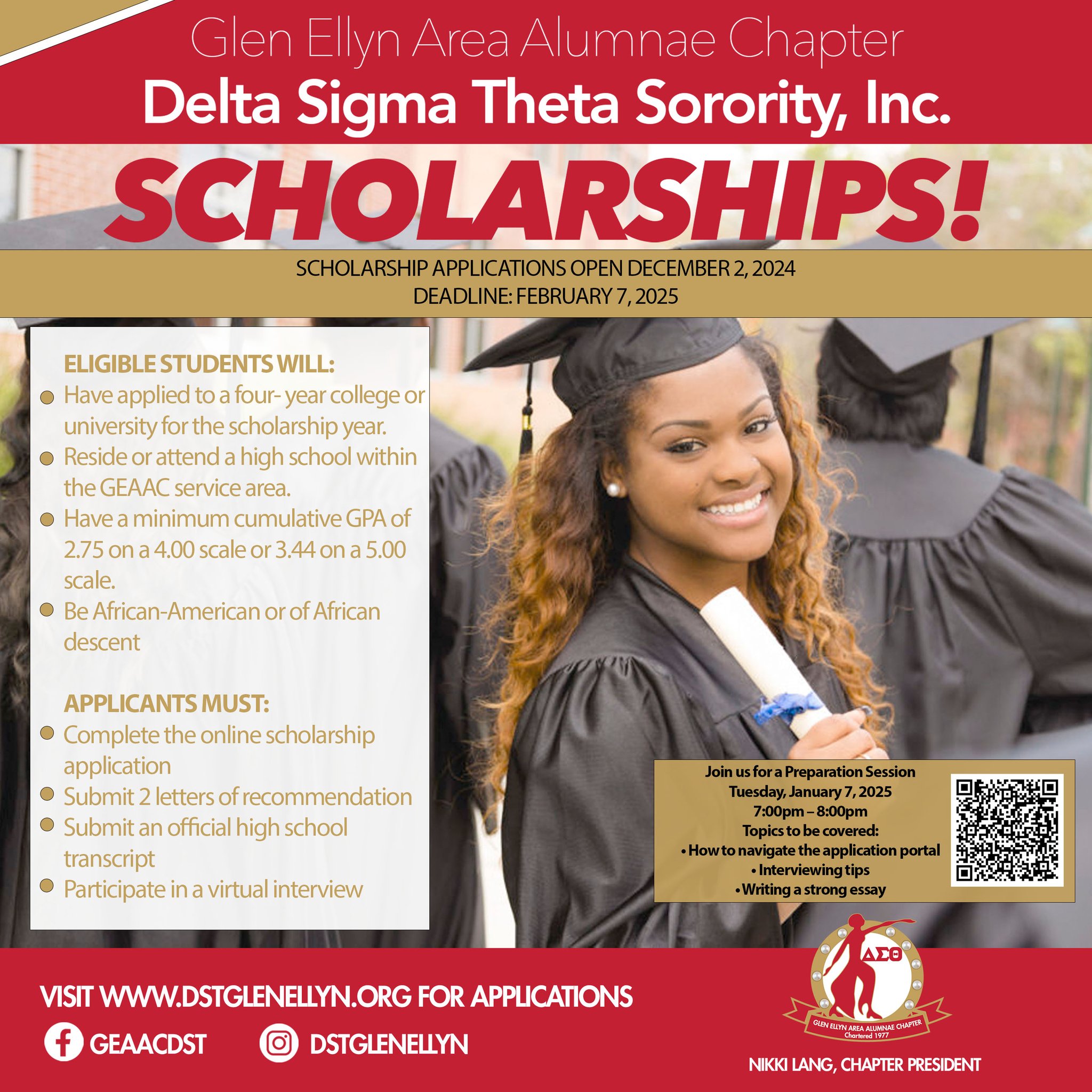 Glen - The 2024-2025 GEAAC Scholarship Applications are now availabe ...