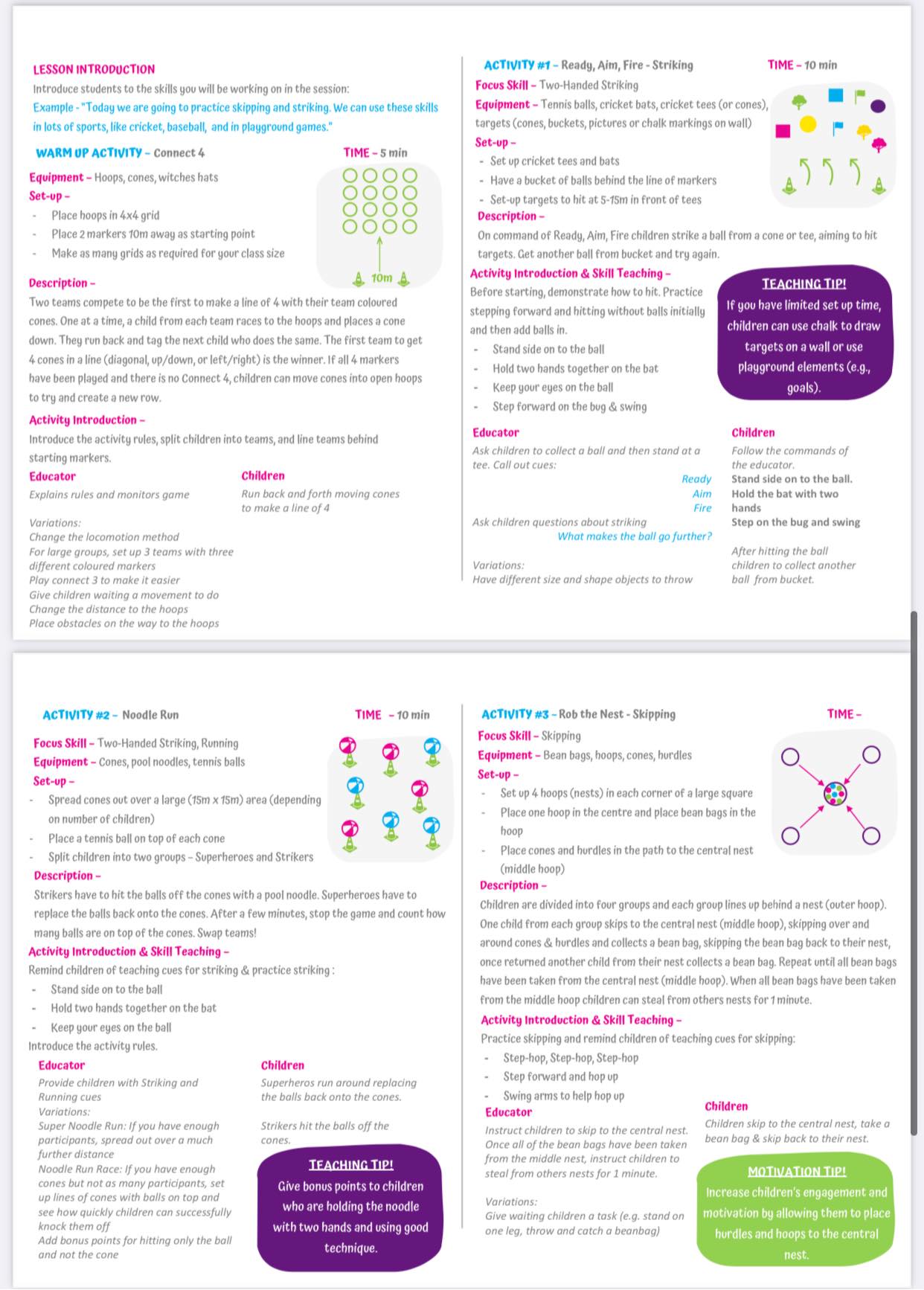 KIDDO - FREE #FMS LESSON PLAN! 😱🎯💥 Our lesson plans are a... | Facebook