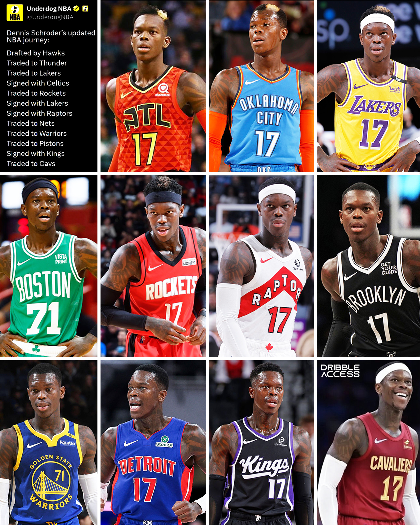 Dribble - Dennis Schröder is officially the most well-traveled man in ...