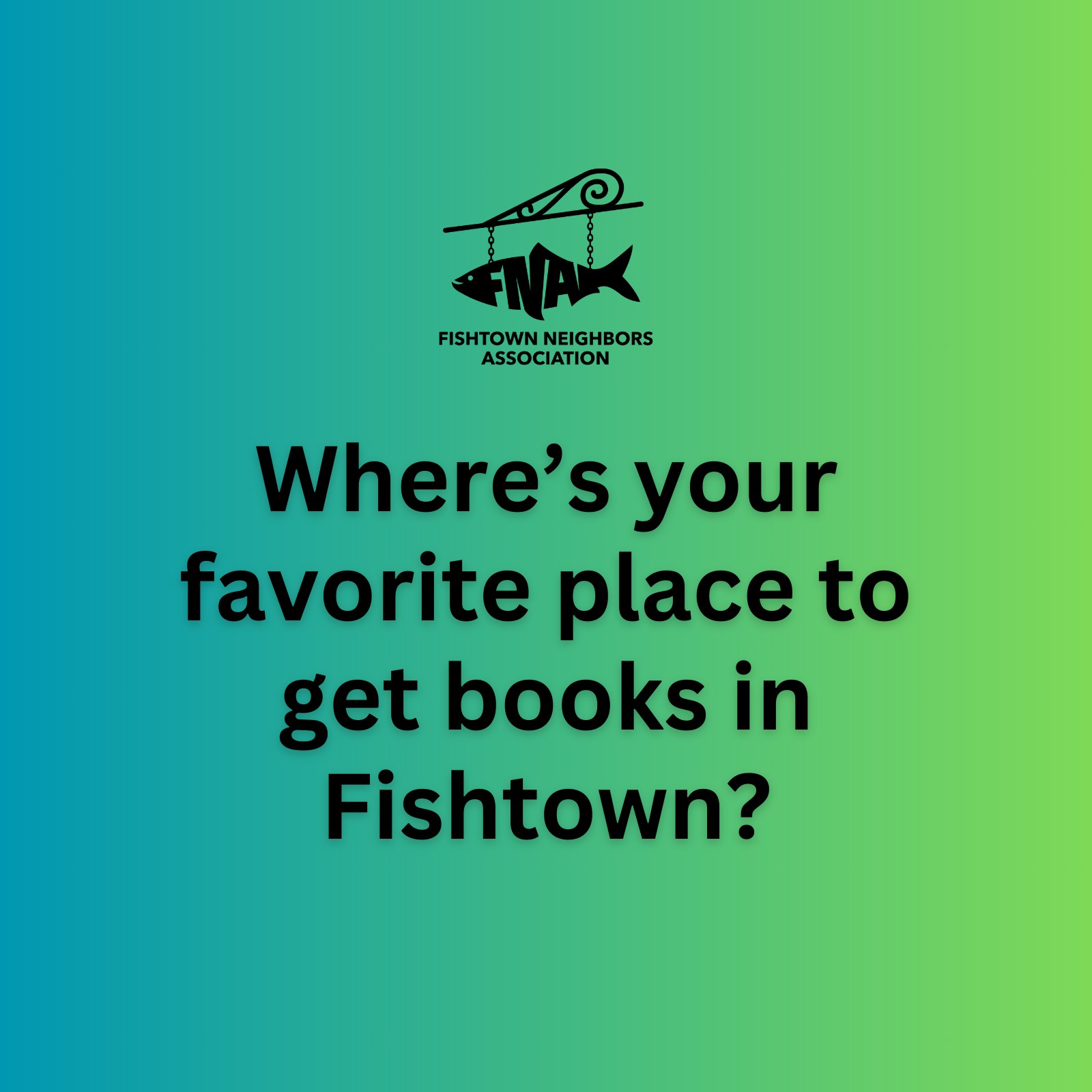 📚 It’s National Book... - Fishtown Neighbors Association | Facebook