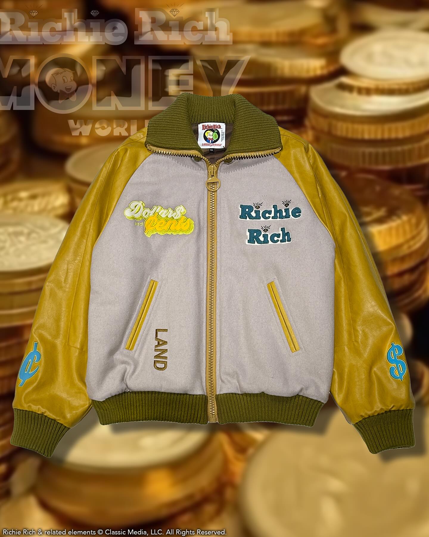 完売色 新品 MILKBOY RR MONEY WORLD スタジャン パープル 【公式通販】
