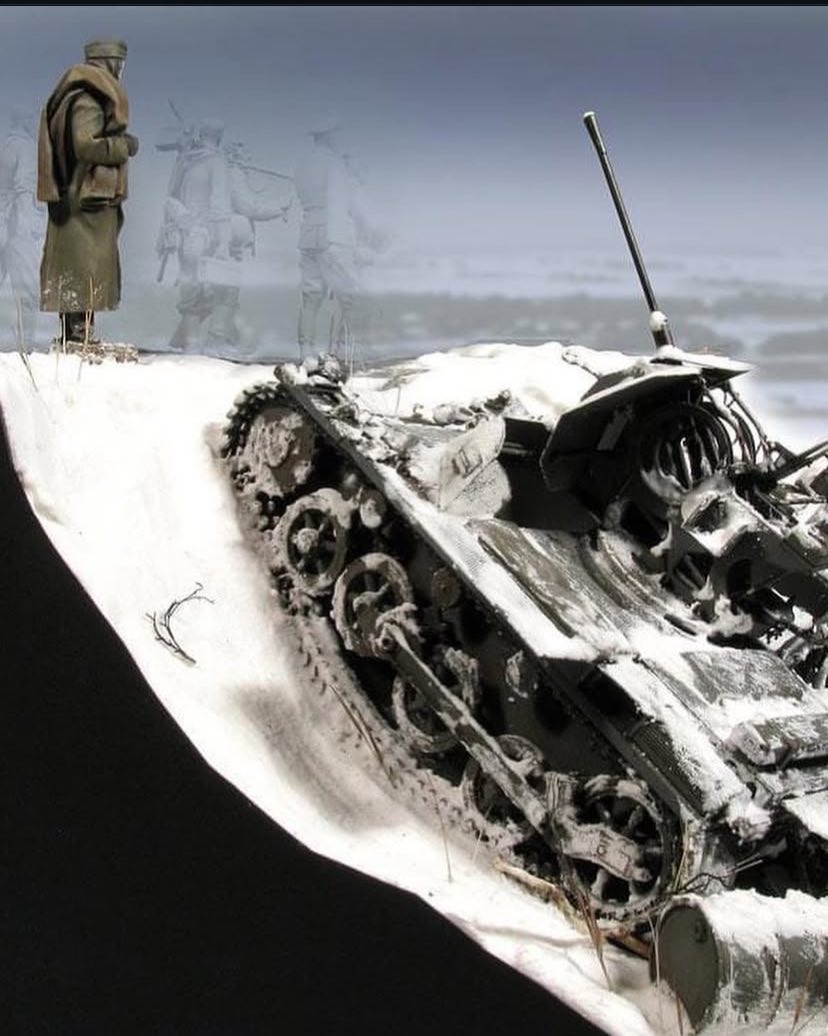 「雪中戦」 Stalingrad 1942 ジオラマ Stalingrad 1942 Diorama by Unknown