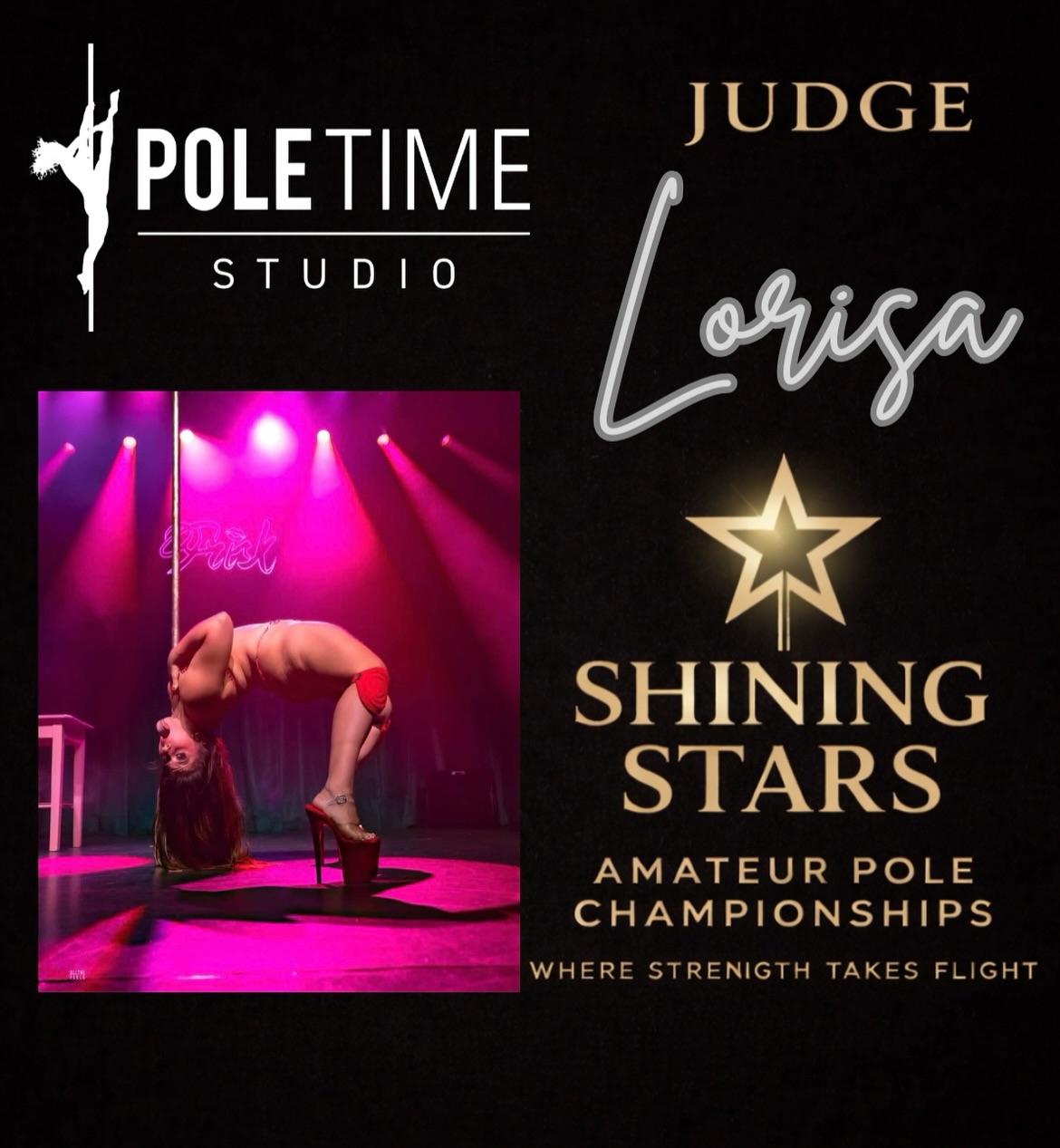 ⭐️ JUDGE ANNOUNCEMENT⭐️ Our first Judge... - Pole time studio | Facebook