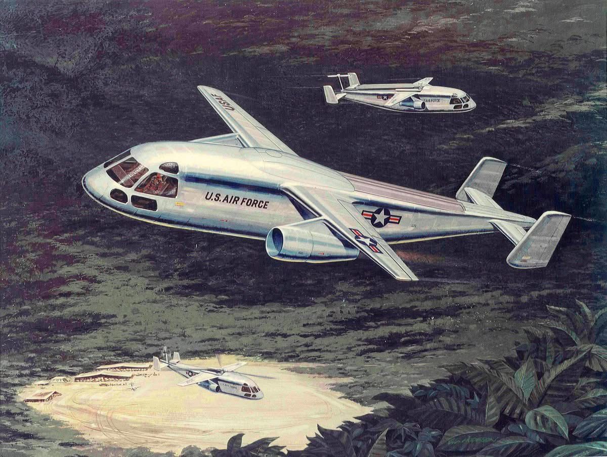 Lockheed CL-945 stowed-rotor aircraft... - Cancelled Aircraft | Facebook