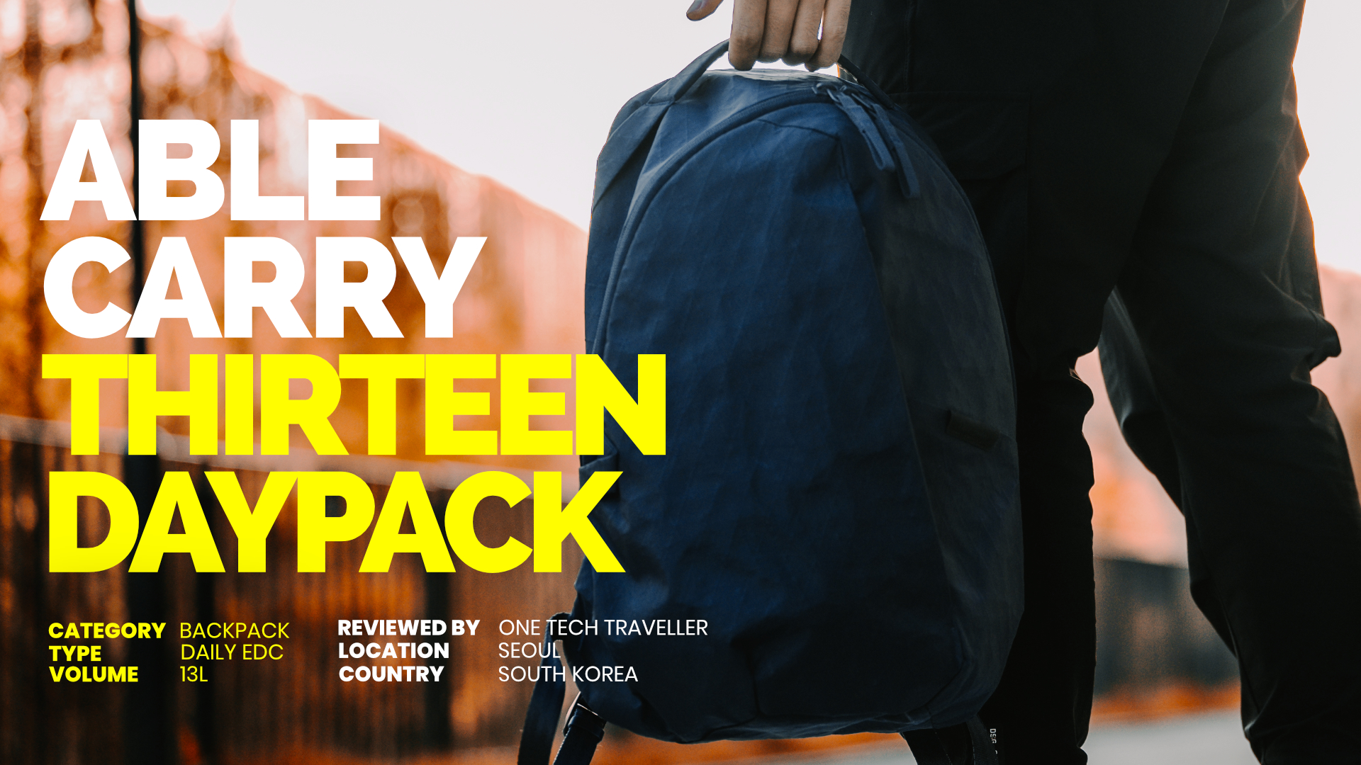 ? [VIDEO] Able Carry Thirteen Daybag (2024): What