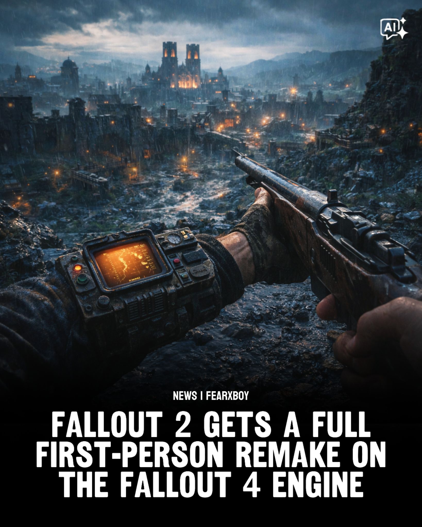 FearX Boy - 🔥 Fallout 2 First-Person Remake in Development... | Facebook