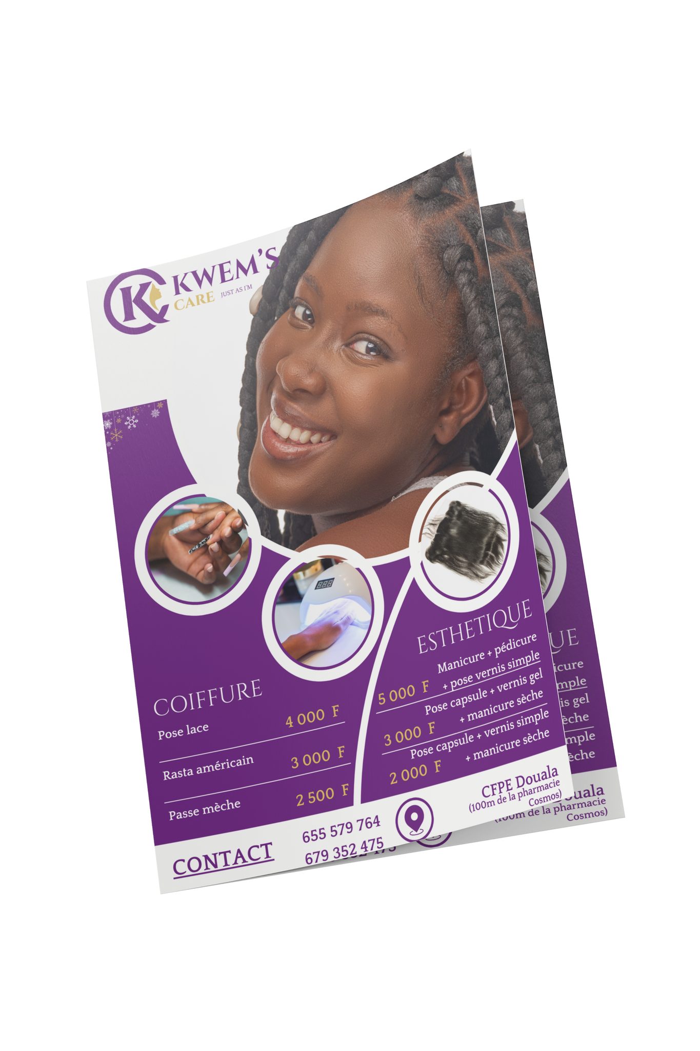 #KWEM'S CARE a fait appel a... - B E L - Graphiste designer