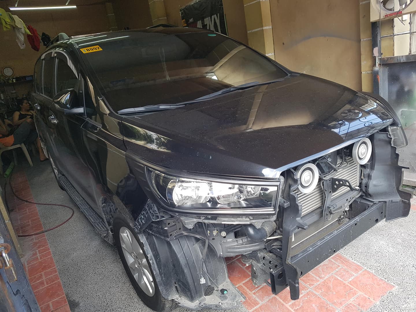 Done on 1.) Toyota Innova 2018 Front Rear Bumper Repaint, Outer ...