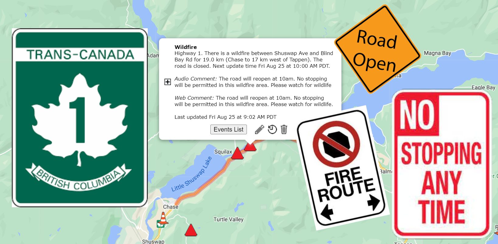 AIMRoads - ***ATTENTION - HWY 1 TO RE-OPEN AT 10AM, NO STOPPING ...