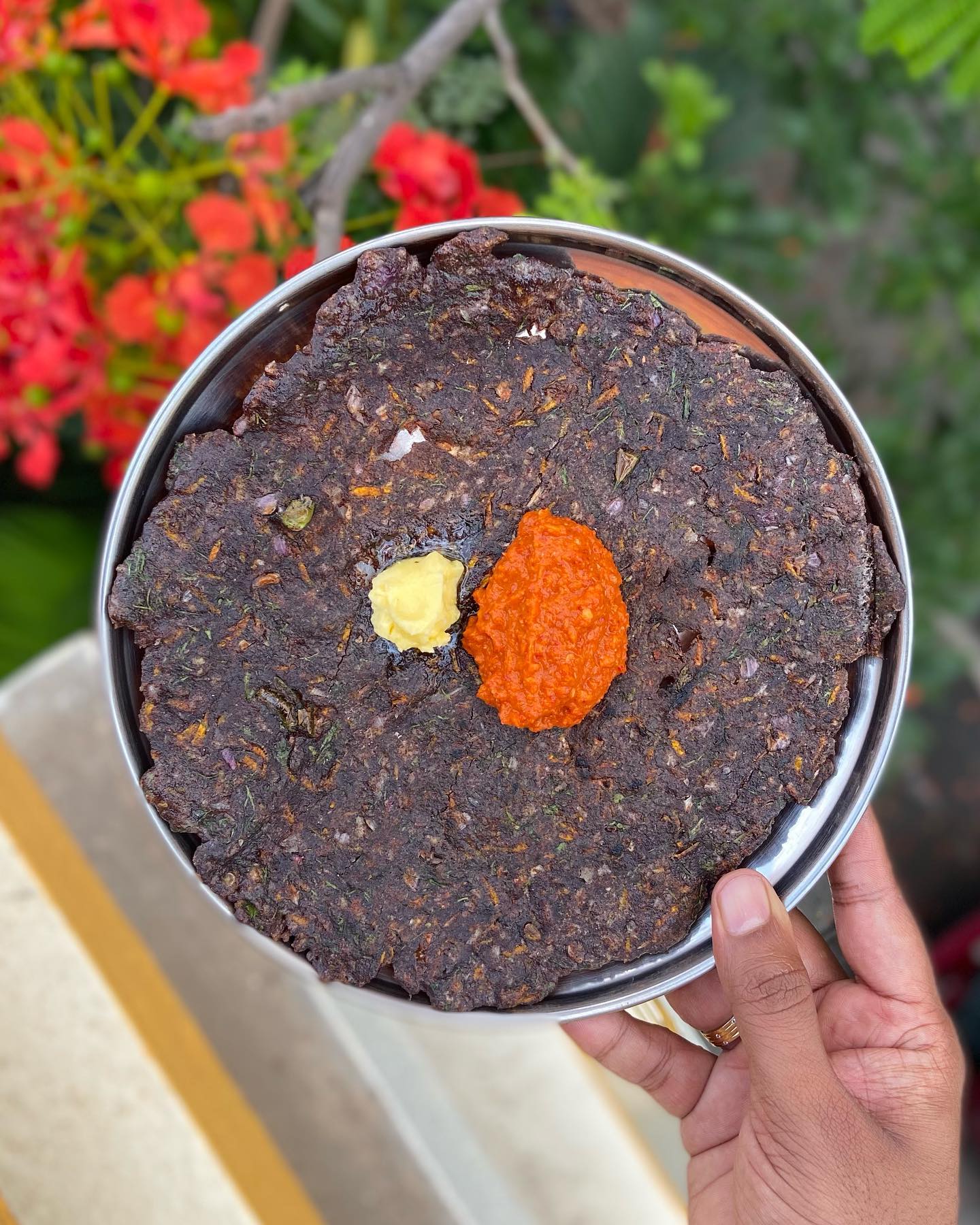 Thefoodquest - Ragi Rotti 😍 Starting off this week with a soulful Ragi ...