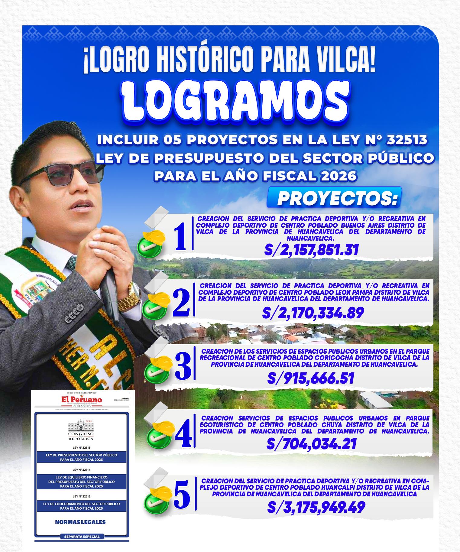 Municipalidad distrital de Vilca-Huancavelica