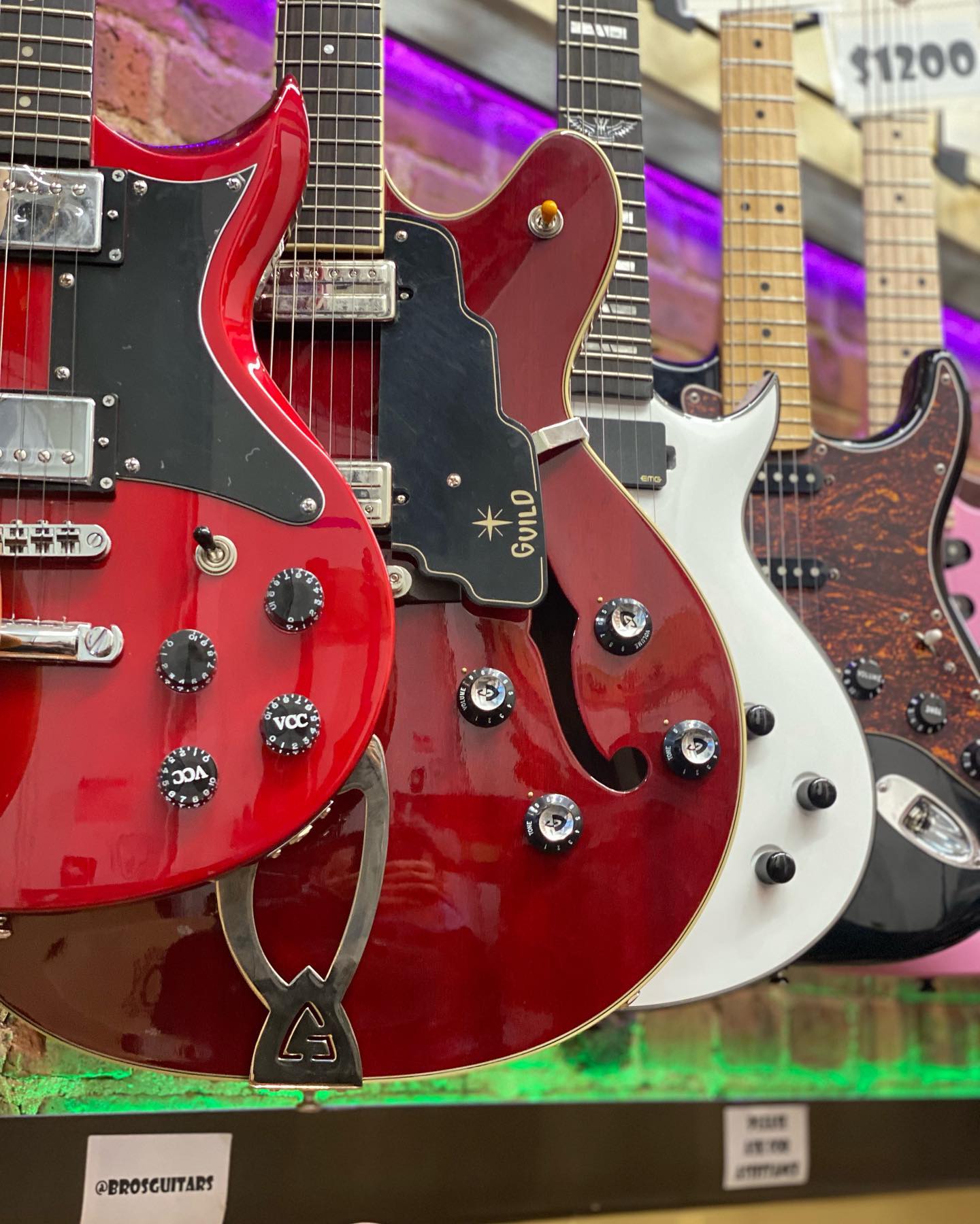 Red, Redder, White and Black ??... - Brothers Guitar Shop