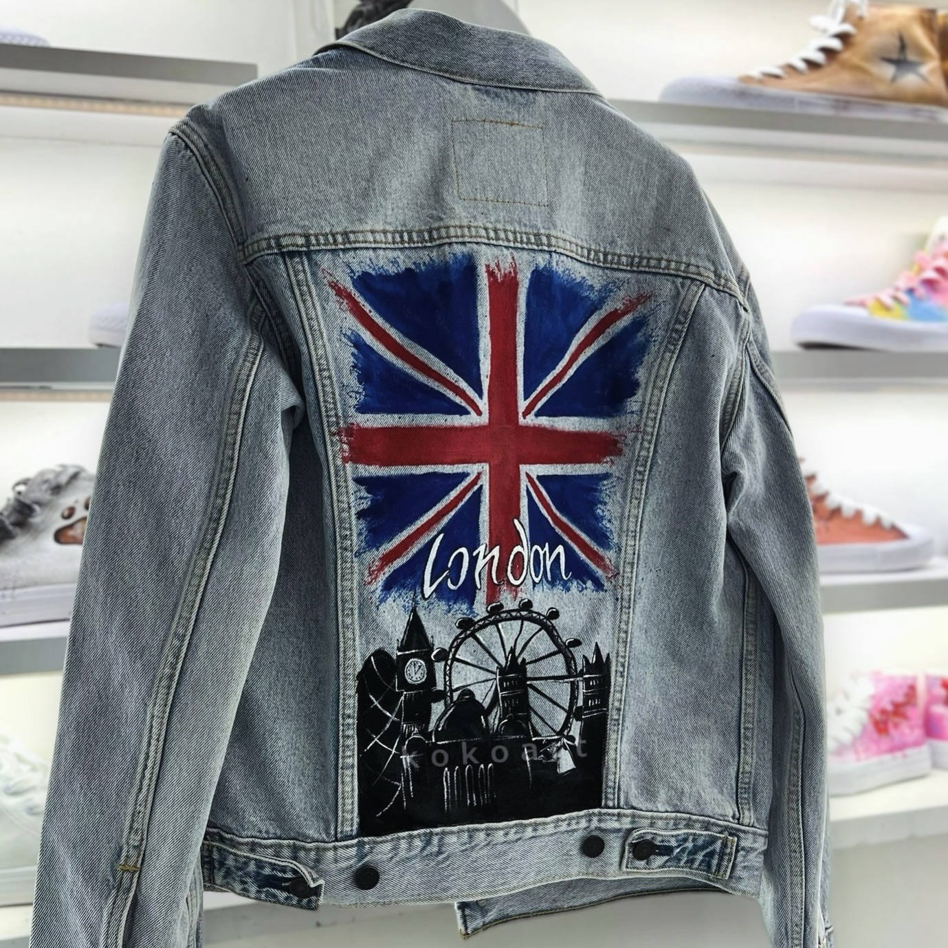 Custom hand painted Boyz N The Hood denim jacket