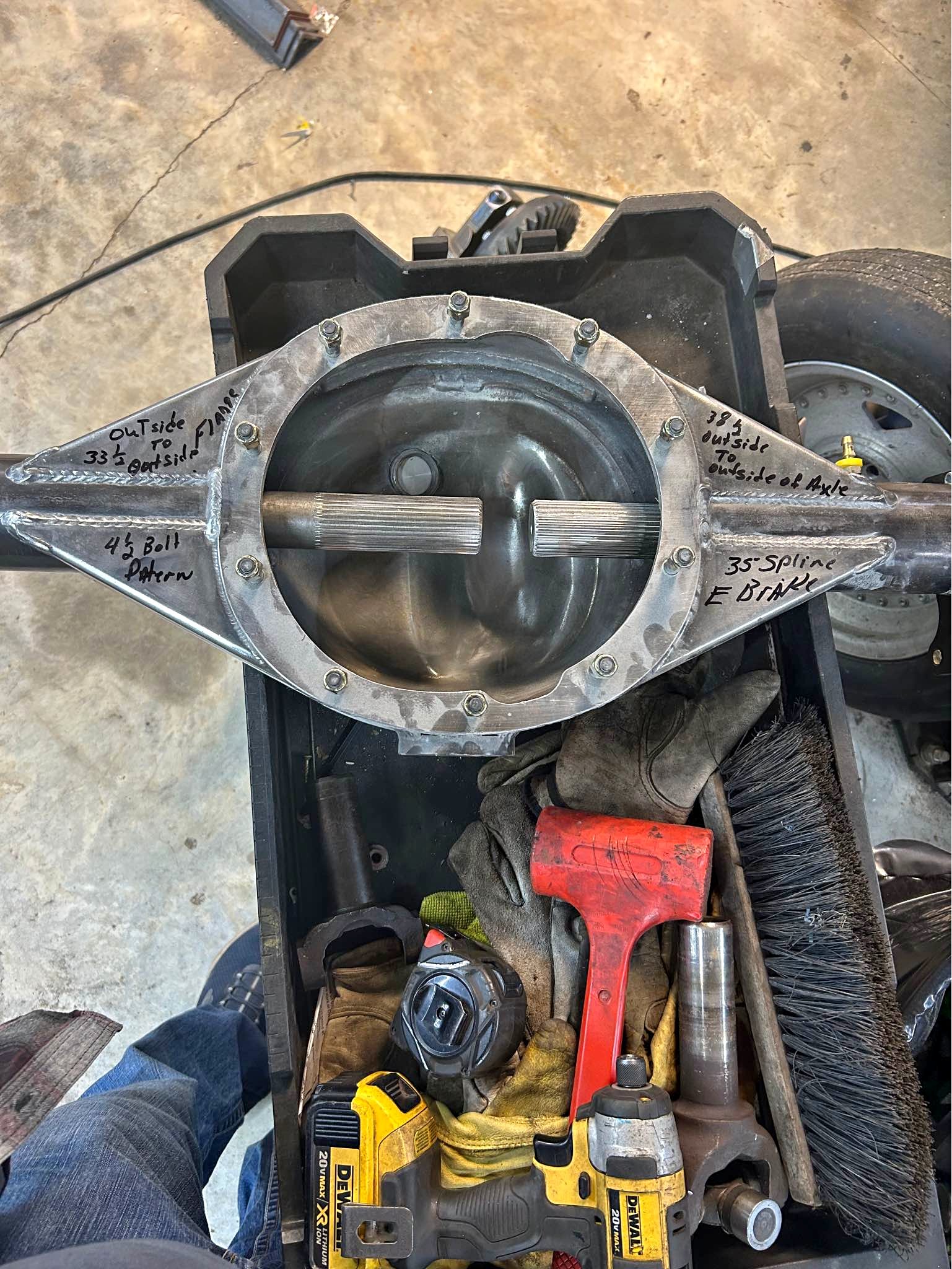 Ford 9” big bearing rear end by Quick performance with 35 spline axles ...