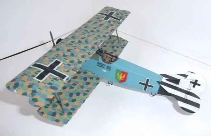 Aurora Fokker D7 giant scale model conversion