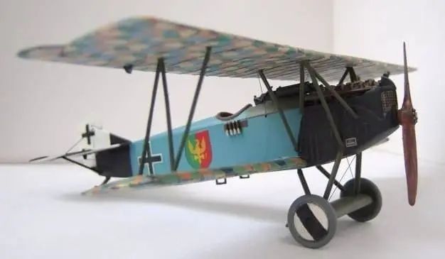 Aurora Fokker D7 giant scale model conversion