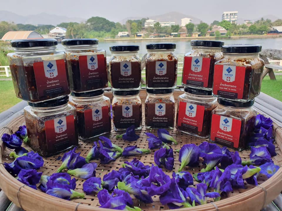 น้ำพริกเผา น้ำพริกตาแดง... - Blue Rice Restaurant | Facebook