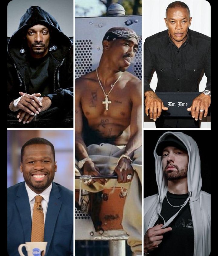 Eminem, Tupac, Dr. Dre, 50 cent and snoop dogg are all left-handed. 🫳