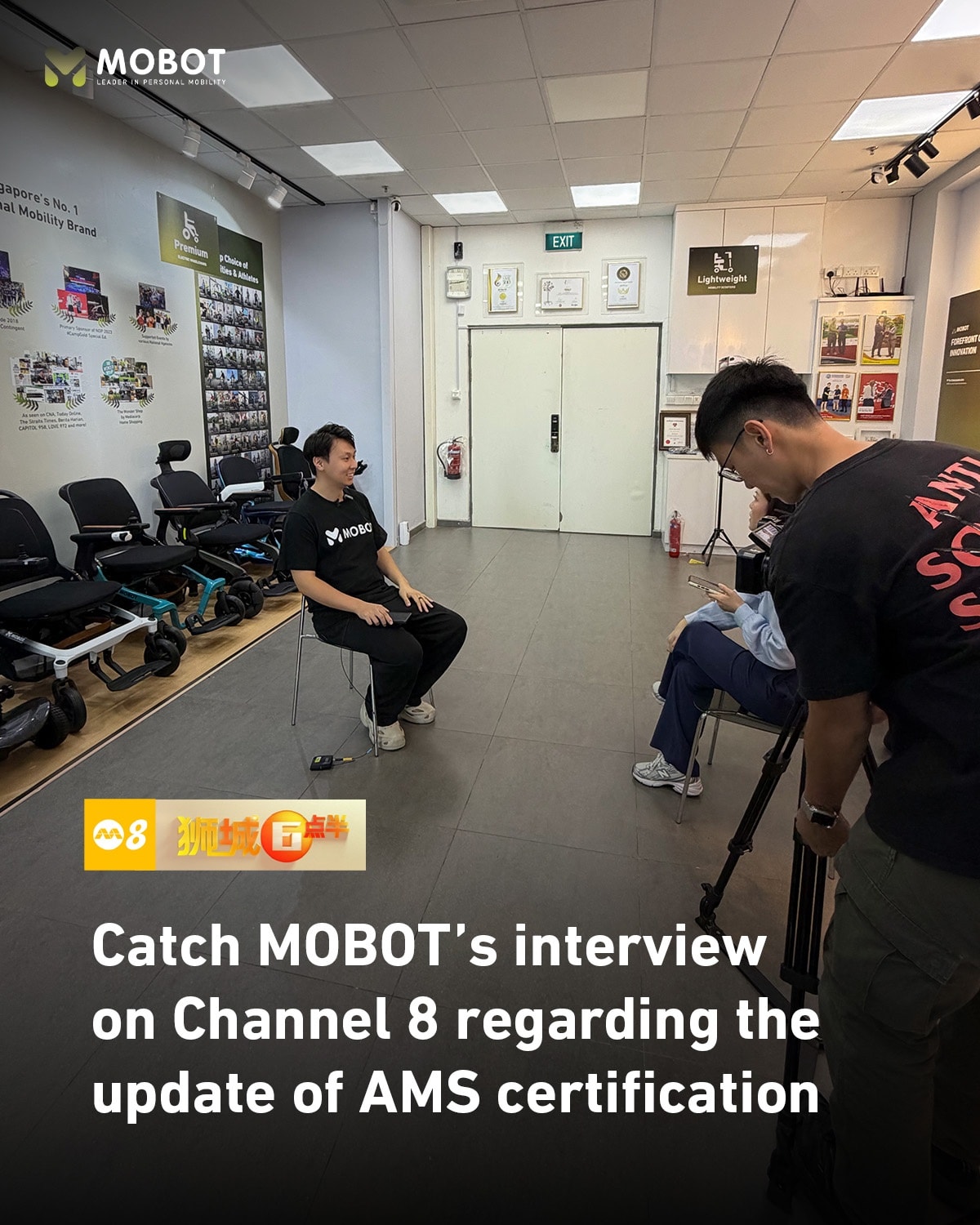 Mobot - UPDATE‼️ Catch MOBOT’s interview on Channel 8... | Facebook