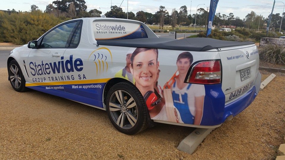 The new ute for Statewide - Larry Signs & Tinting