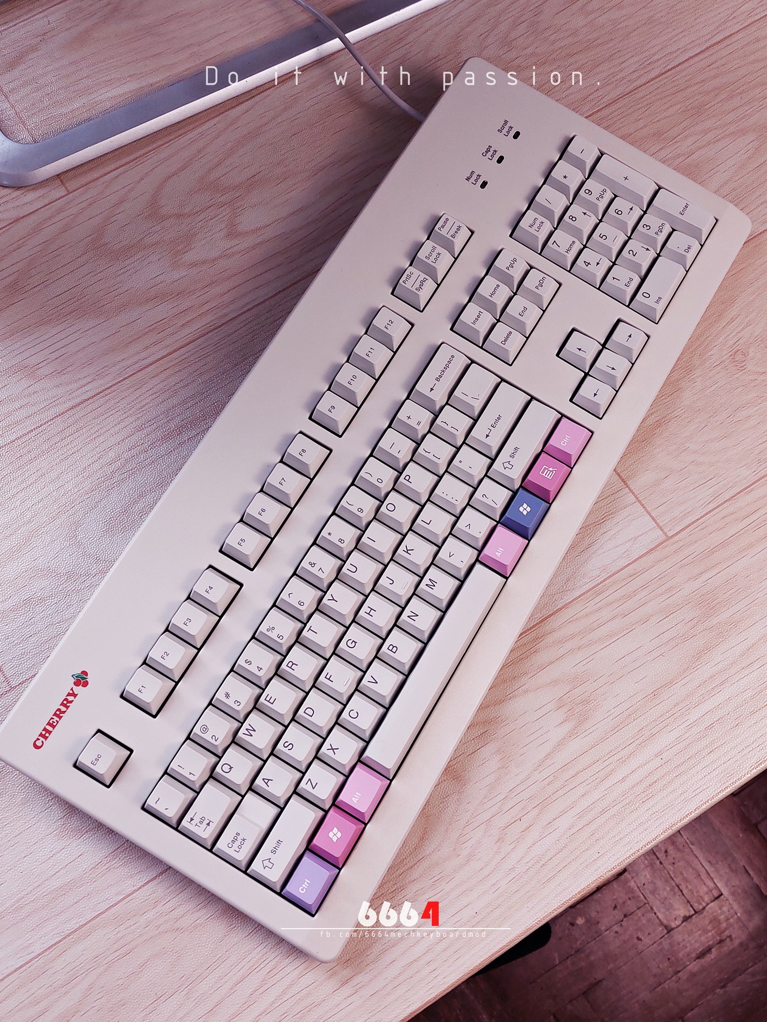 ถ้าใครอยากได้คีย์บอร์ดสำหรับใช้งาน... - 6664 mech Keyboard Mod