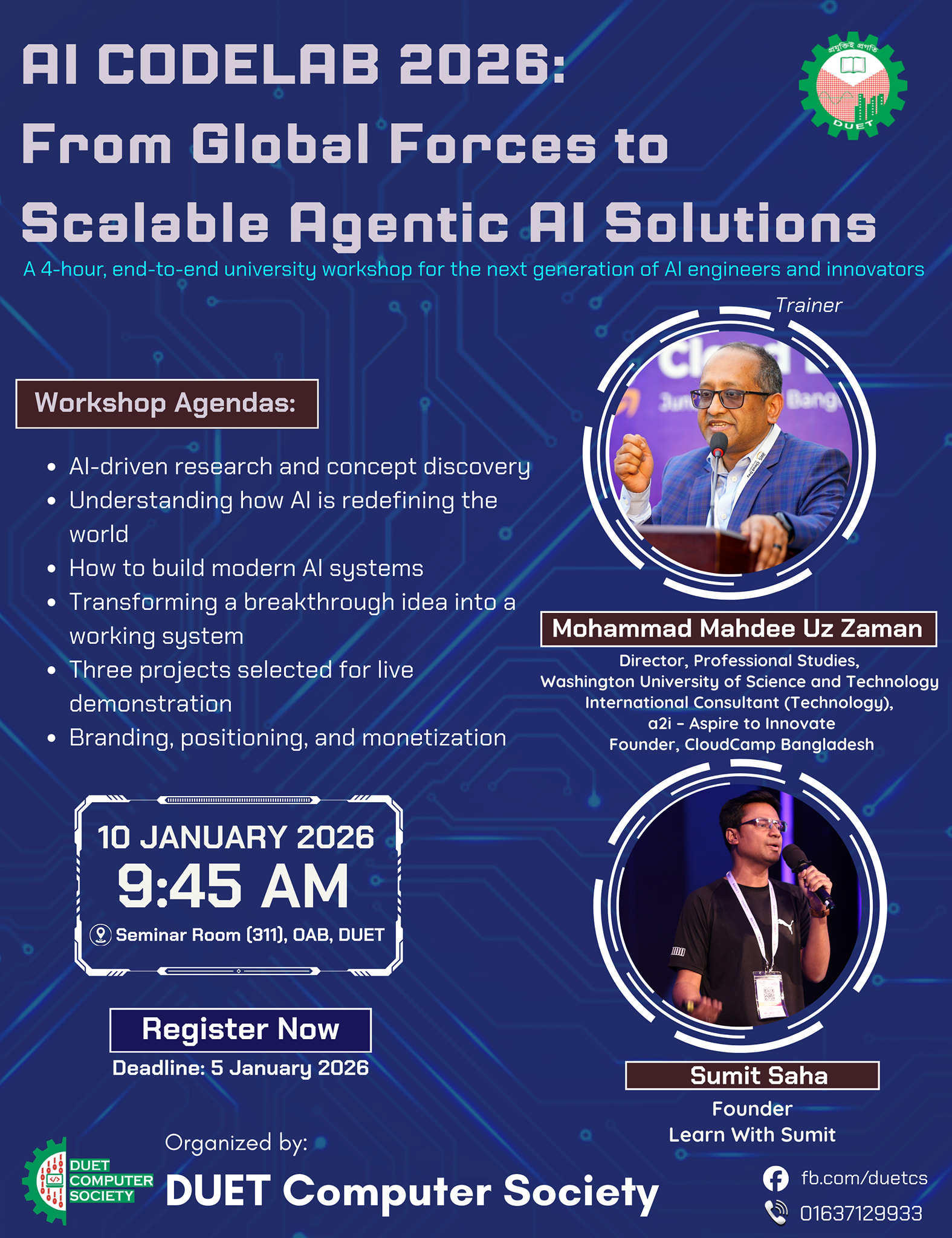 DUET - We are pleased to announce AI CODELAB 2026, a comprehensive and ...