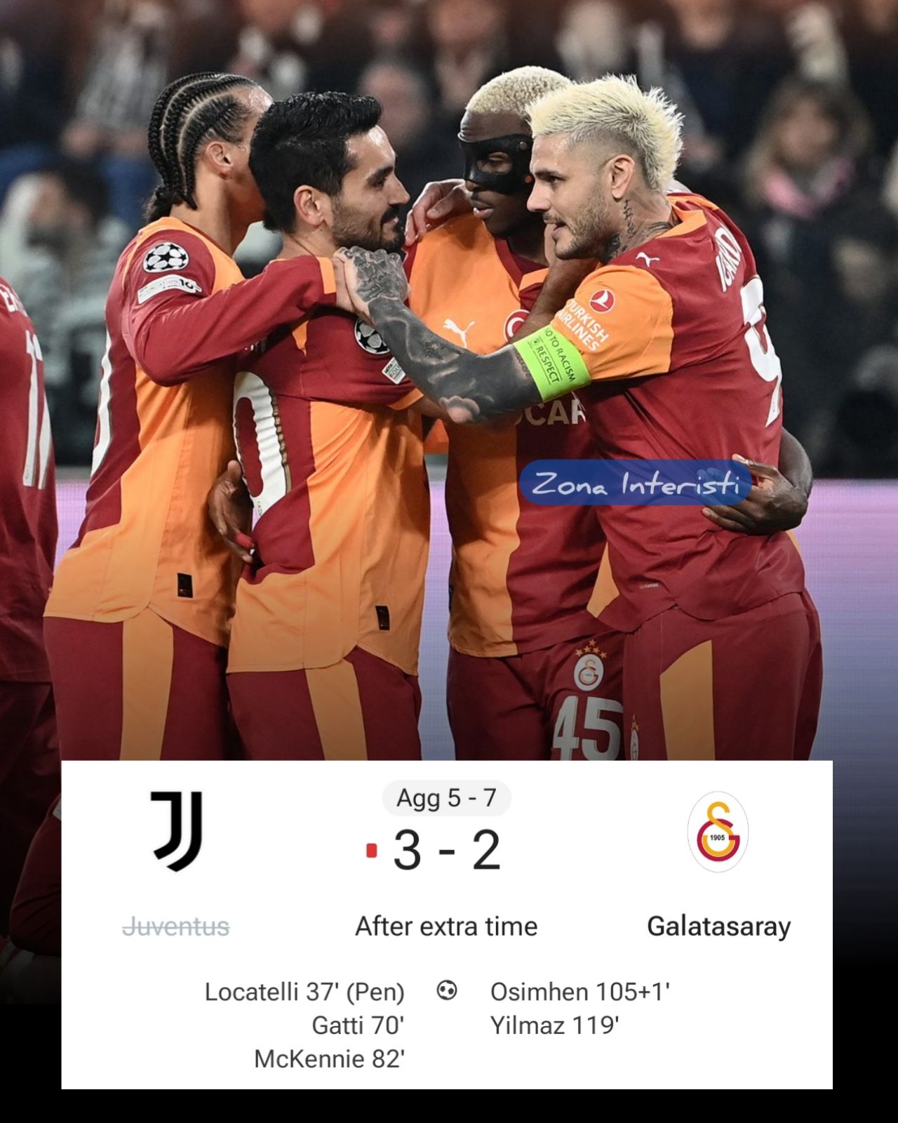 Intermilan | Juventus sempat comeback 3-0 dan memaksakan extra time ...