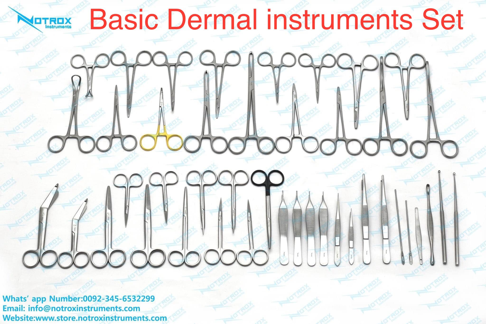 Basic Dermal instruments... - Plastic Surgery Instruments