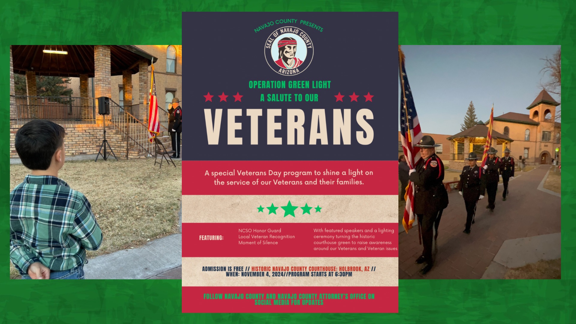 Operation Green Light: Shining a Light on Veterans