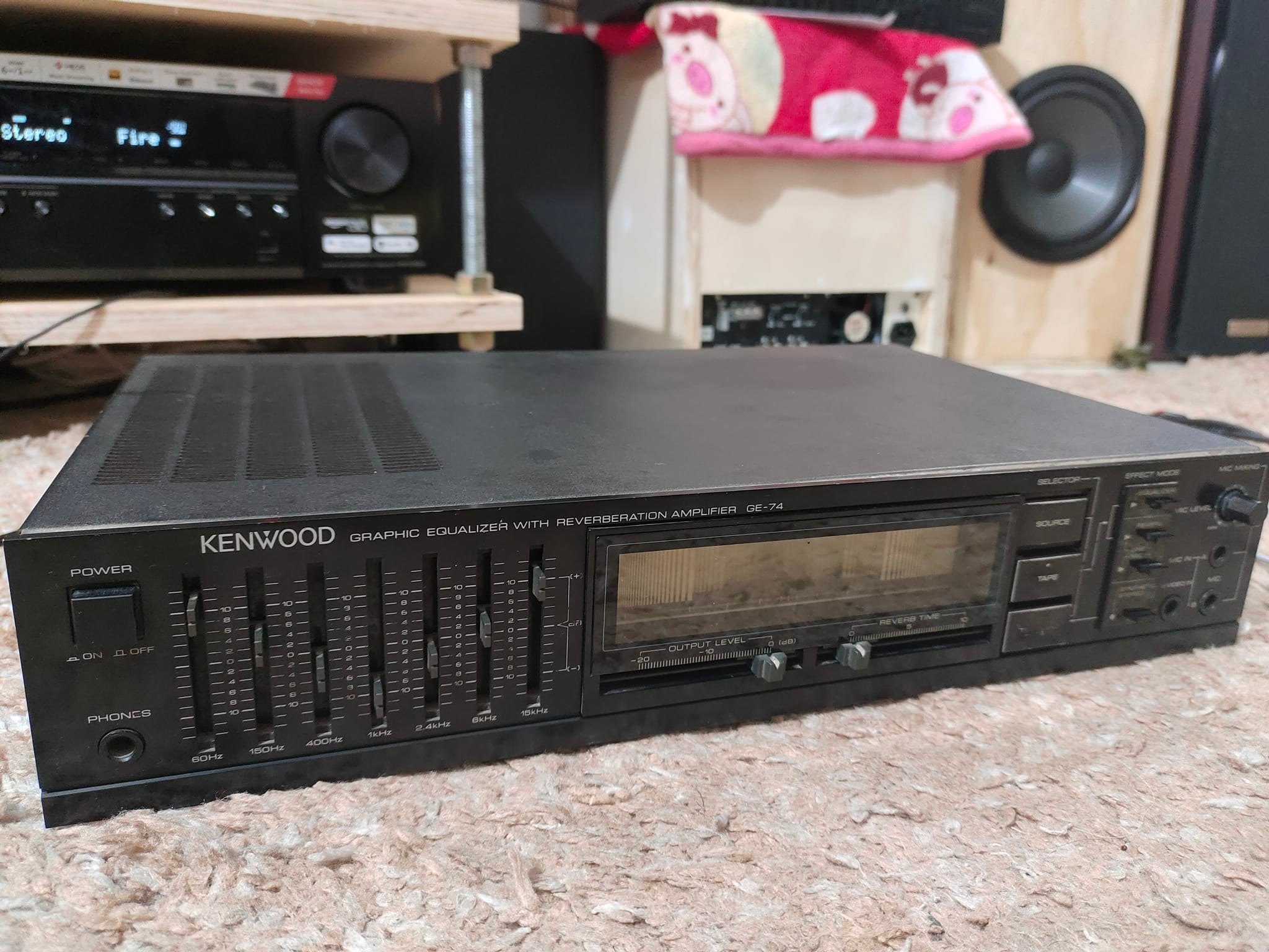 Fixing a Kenwood GE-74 graphic equalizer