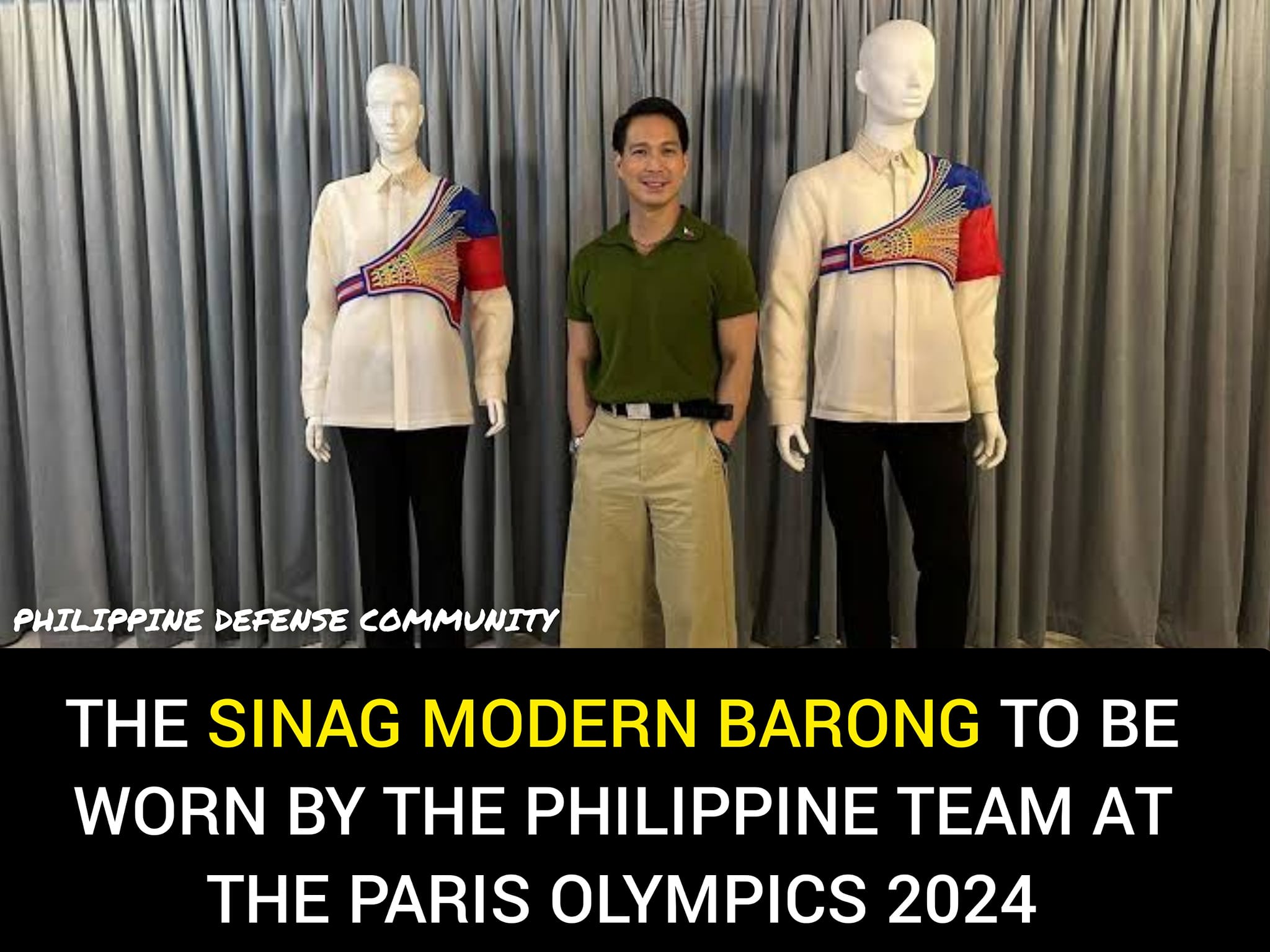 PH - The SINAG modern barong to be worn by the Philippine Team at the ...
