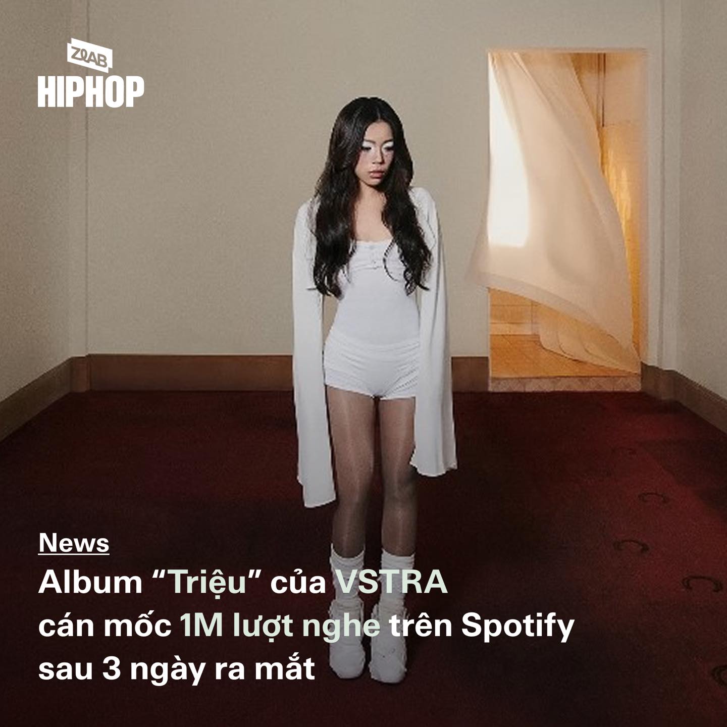 𝙍𝙖𝙥 - Album mới của VSTRA ghi nhận 1 triệu lượt nghe sau 3 ngày phát ...