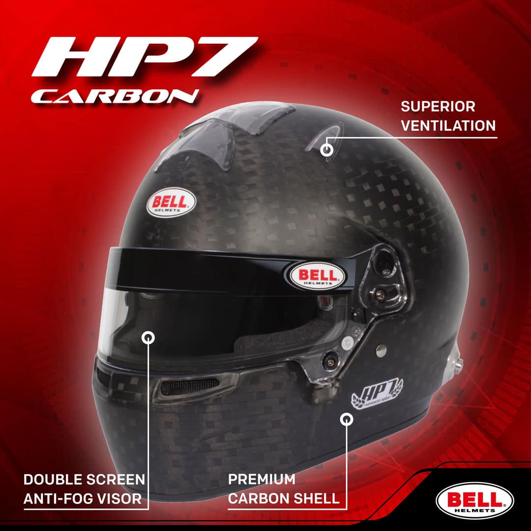 bell helmet carbon m6 HP6 EVO-II - Black 2024 / SNELL SA2025 Huge news! The Bell GT6