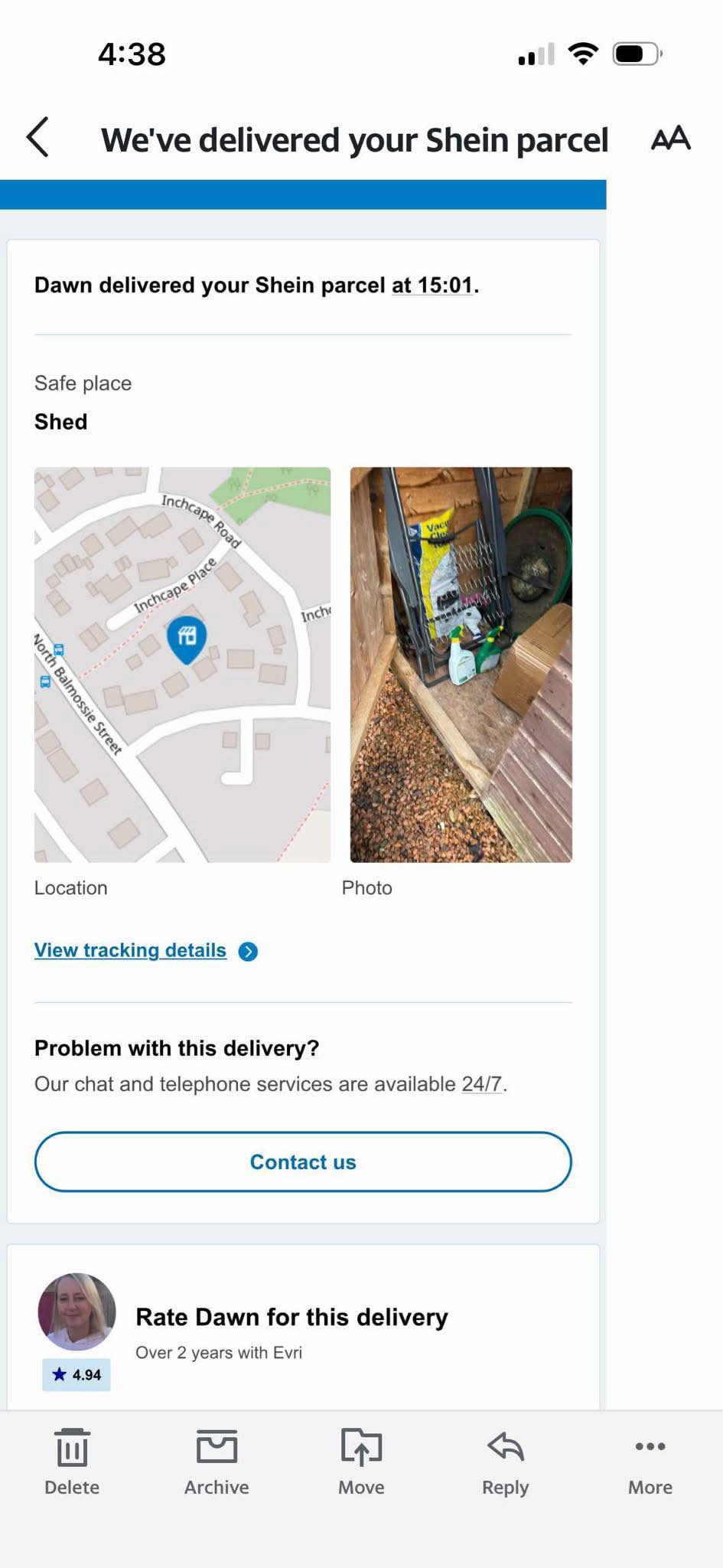 My parcel has been delivered to... - Our Broughty Ferry | Facebook