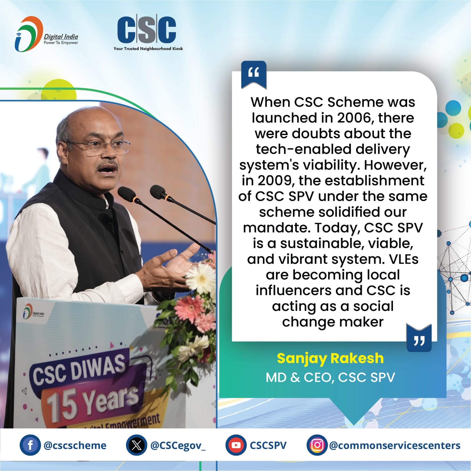 Common - Today, CSC SPV is a sustainable, viable, and vibrant system ...