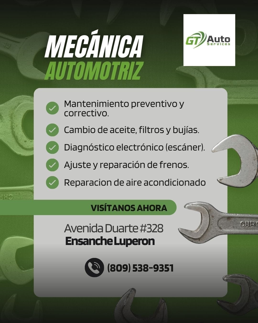 GT Auto Servicios | Santo Domingo
